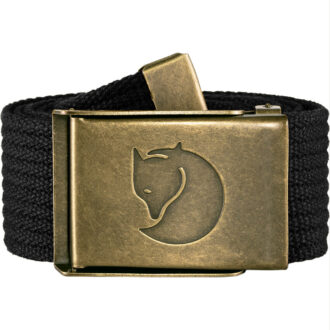 Canvas riem met messing gesp