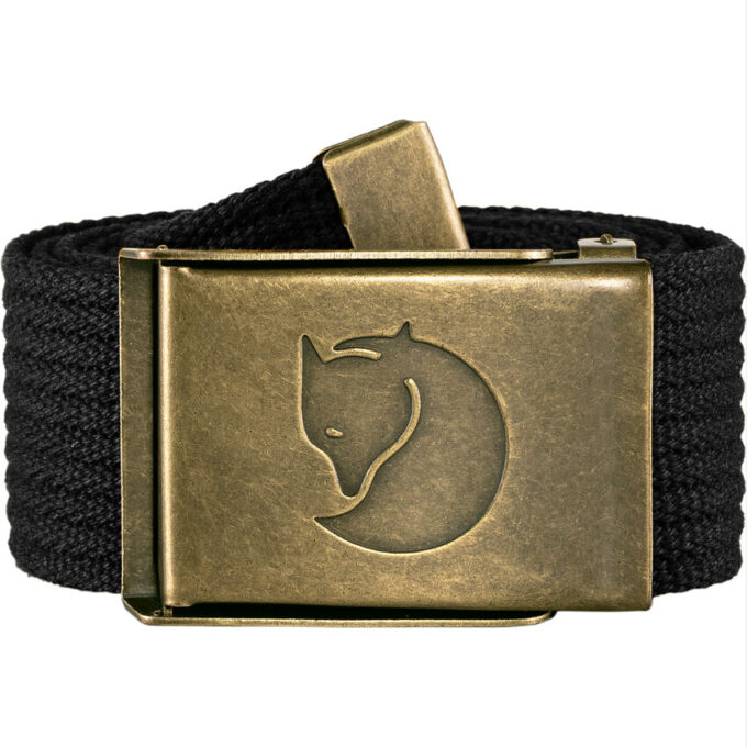 Canvas riem met messing gesp Canvas riem met messing gesp