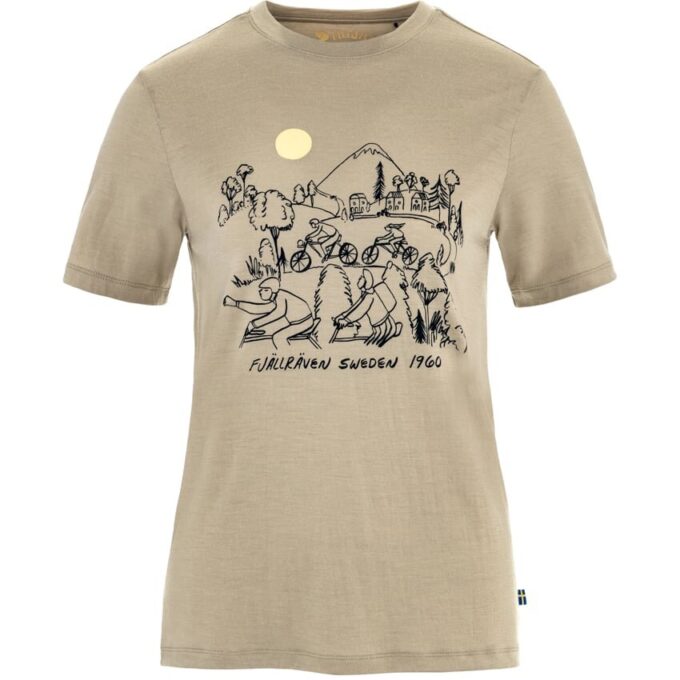 Hoja Lugnt wollen T-shirt W Hoja Lugnt wollen T-shirt W