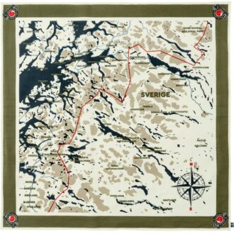 Swedish Classic Map-sjaal Swedish Classic Map-sjaal