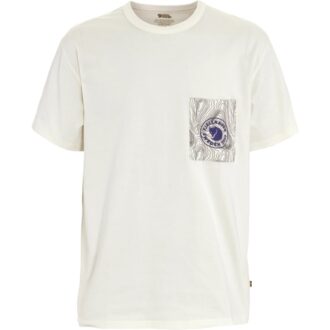 T-shirt met logo op de borst M