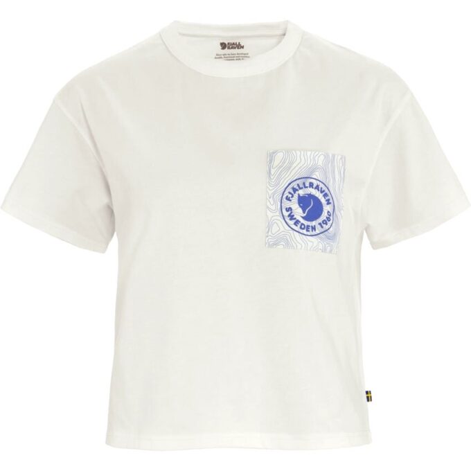 T-shirt met logo op de borstzak W T-shirt met logo op de borstzak W